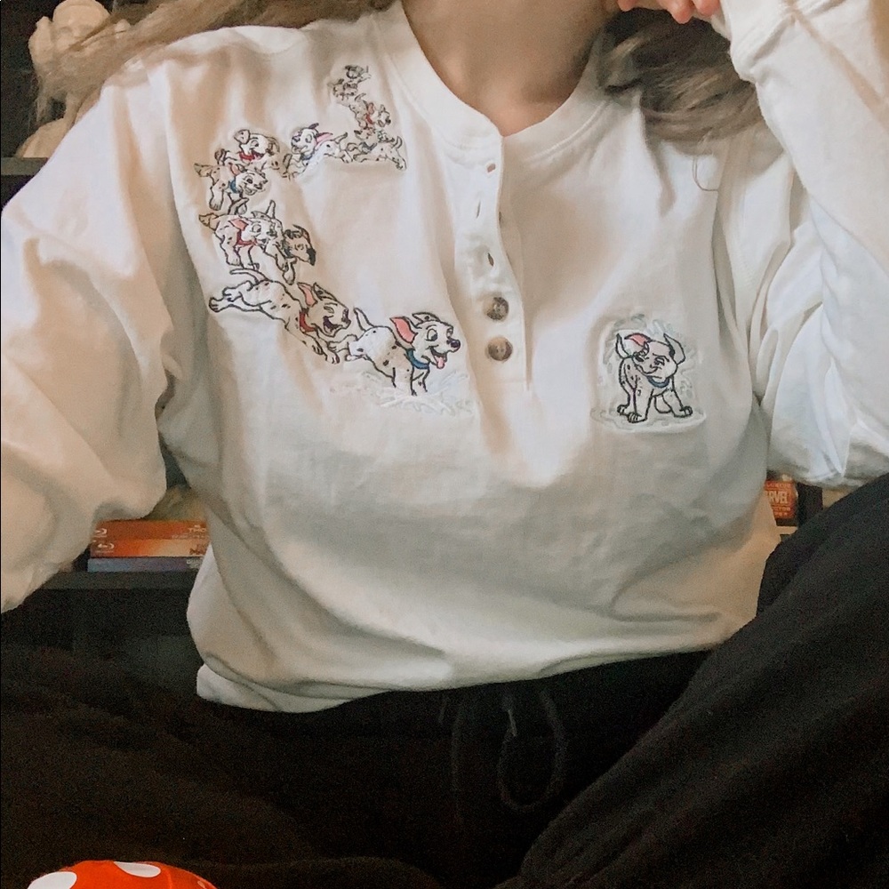 🖤 Vintage 101 Dalmatians Henley 🖤